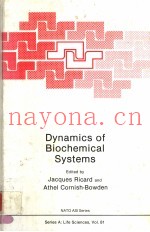 DYNAMICS OF BIOCHEMICAL SYSTEM
