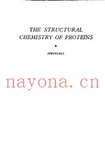 THE STRUCTURAL CHEMISTRY OF PROTEINS