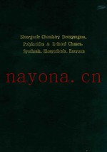 Bioorganic chemistry deoxysugars