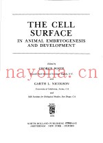 THE CELL SURFACE:IN ANIMAL EMBRYOGENESIS AND DEVELOPMENT