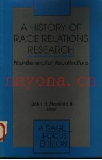 A HISTORY OF RACE RELATIONS RESEARCH