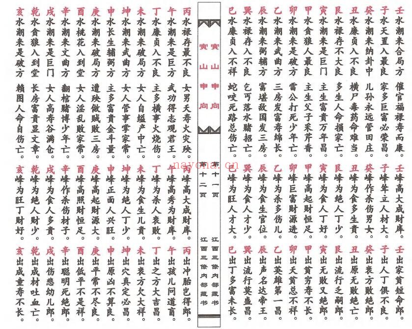 《杨公九星消砂纳水》27页双版 堪舆阳宅 第3张