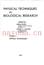 PHYSICAL TECHNIQUES IN BIOLOGICAL RESEARCH VOL.1 OPTICAL TECHNIQUES