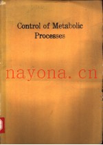Control of Metabolic Processes