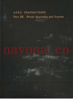 TRANSACTIONS OF THE AMERICAN INSTITUTE ELECTRICAL ENGINEERS  VOLUME 75  PART 3:POWER APPARATUS AND S
