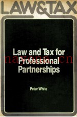 Law and tax for professional partnerships