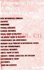 FUNDAMENTAL FORMULAS OF PHYSICS VOLUME ONE