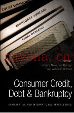 CONSUMER CREDIT DEBT AND BANKRUPTCY