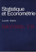 STATISTIQUE ET ECONOMéTRIE COURS-EXEMPLES TRAITéS-EXERCICES LICENCE ET MA?TRISE èS SCIENCES éCONOMIQ