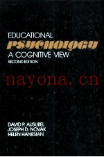 EDUCATIONAL PSYCHOLOGY:A COGNITIVE VIEW SECOND EDITION