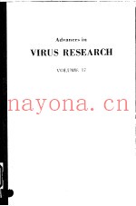 ADVANCES IN VIRUS RESEARCH VOLUME 17