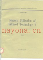Modern Utilization of Infrared Technology V.5 1979