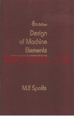 DESIGN OF MOCHINE ELEMENTS 6TH EDITION