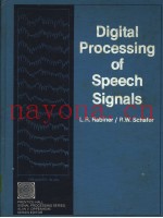 Digital Processing of Speech Signals