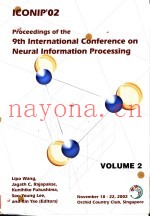 PROCEEDINGS OF THE 9TH INTERNATIONAL CONFERENCE ON NEURAL INFORMATION PROCESSING VOLUME 2