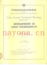 Developments in laser technology-II  1973