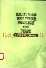READ AND USE YOUR ENGLISH FOR FIRST CERTIFICATE