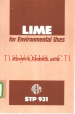 LIME FOR ENVIRONMENTAL USES