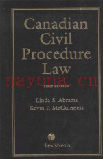 Canadian civil procedure law