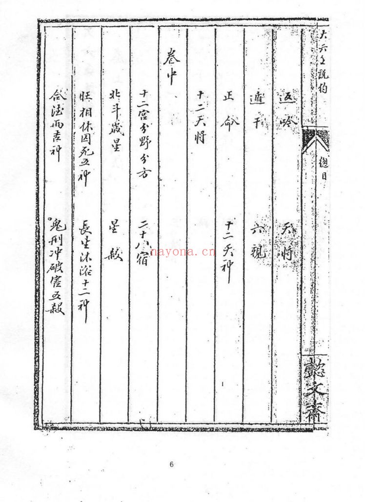 《六壬说约影印》PDF电子书（340页）