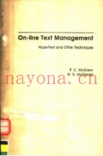 ON-LINE TEXT MANAGEMENT  HYPERTEXT AND OTHER TECHNIQUES