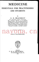 MEDICINE ESSENTIALS FOR PRACTITIONERS AND STUDENTS