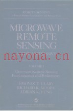 Microwave Remote Sensing Volume I