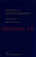 Advances in Protein Chemistry Volume 63 membrane proteins
