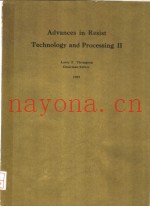 ADVANCES IN RESIST TECHNOLOGY AND PROCESSING Ⅱ