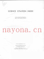 SCIENCE CITATION INDEX-1961  PART 1  AABE-CAPL