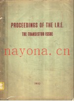 PROCEEDINGS OF THE I.R.E VOLUME 40 NUMBER 11