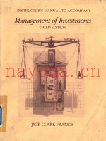 INSTRUCTOR＇S MANUAL TO ACCOMPANY MANAGEMENT OF INVESTMENTS THIRD EDITION