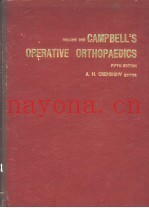 CAMPBELL'S OPERATIVE ORTHOPAEDICS  VOLUME ONE