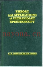 THEORY and APPLICATIONS of ULTRAVIOLET SPECTROSCOPY