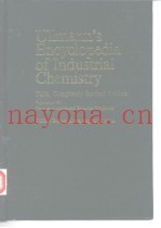 Ullmann's encyclopedia of industrial chemistry ;v.28.1996.