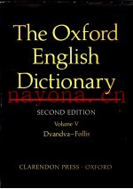 THE OXFORD ENGLISH DICTIONARY SECOND EDITION VOLUME Ⅴ
