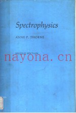 SPECTROPHYSICS SECOND EDITION