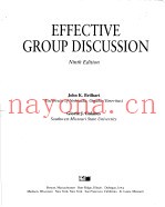 EFFECTIVE GROUP DISCUSSION  NINTH EDITION