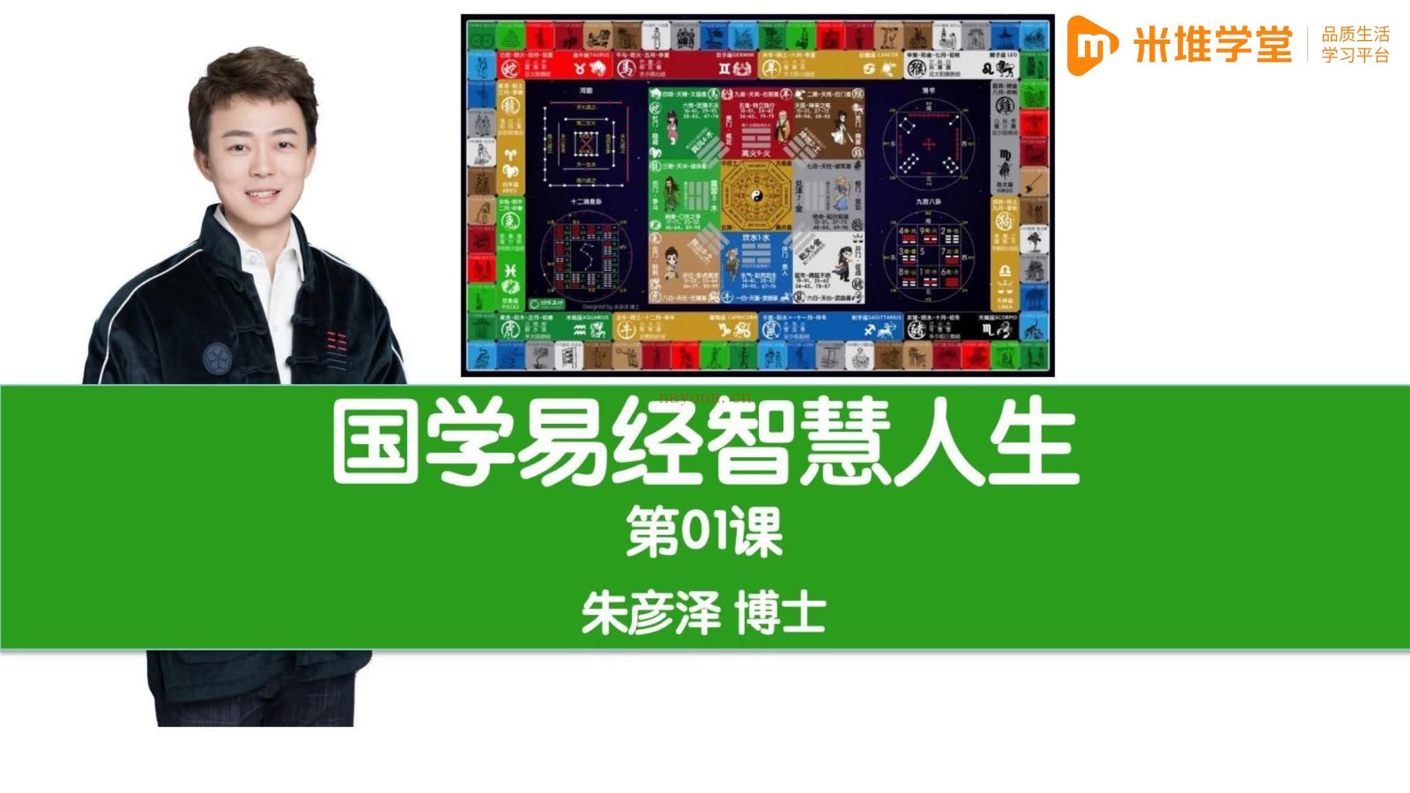 《朱彦泽易经财富密码智慧人生视频+课件》视频64集+课件