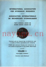 INTERNATIONAL ASSOCIATION FOR HYDRAULIC RESEARCH VOLUME 3  1963