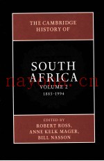 THE CAMBRIDGE HISTORY OF SOUTH AFRICA  VOLUME 2  1885-1994