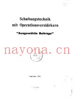 Schaltungstehnik mit Operationsverstarkern