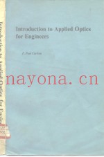 Introduction to Applied Optics for Engineers