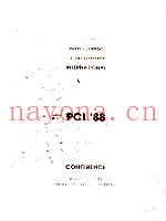OFFICIAL PROCEEDINGS OF THE FIFTEENTH INTERNATIONAL PCI'88 CONFERENCE