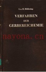 VERFAHREN DER GERBEREICHEMIE