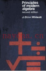PRINCIPLES OF MODERN ALGEBRA SECOND EDITION