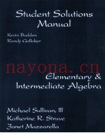 STUDENT SOLUTIONS MANUAL