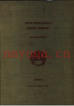 NINTH INTERNATIONAL CANCER CONGRESS