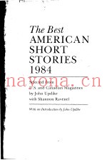 THE BEST AMERICAN SHORT STORIES 1984
