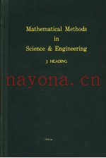 Mathematical Methods in Science & Engineering
